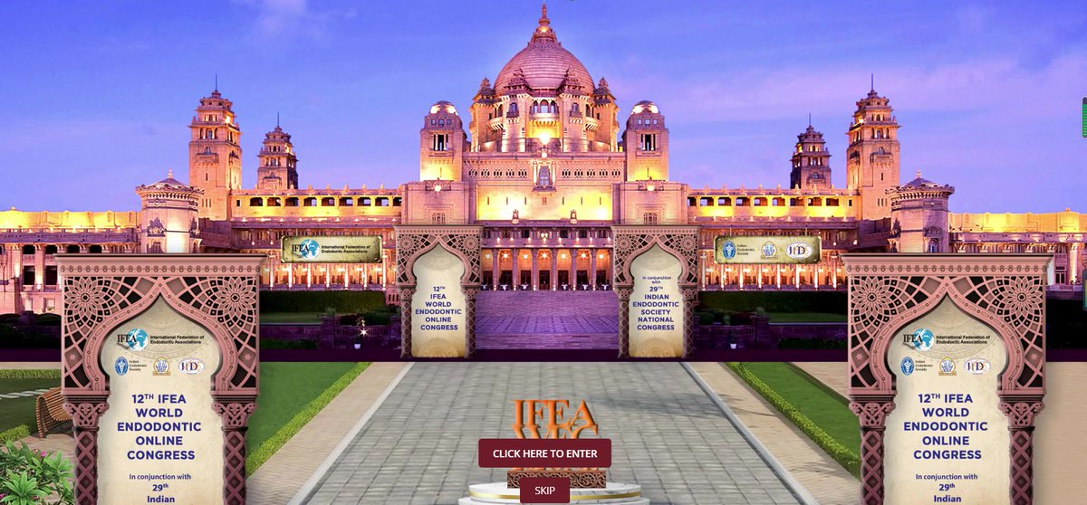 Eighteethdent's tweet photo. The 12th IFEA World Endodontic Online Congress will be held from 12th - 14th August 2021.
We are pleased to welcome you to visit our online booth! https://t.co/kjvMqdafXv