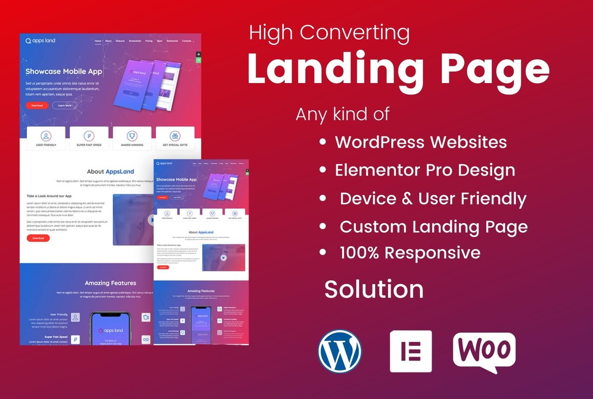 #landing_page #wordpress_website #responsive_website #website_design #landing_page_design #wordpress_landing_page #WordPress