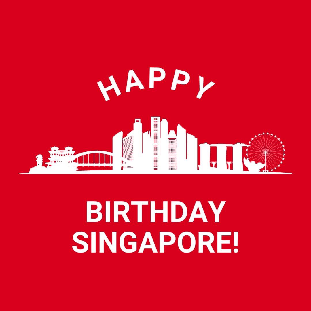 Today we are celebrating The National Day of Singapore! Happy Birthday, Little Red Dot! #SG56 #littlereddot #Singapore