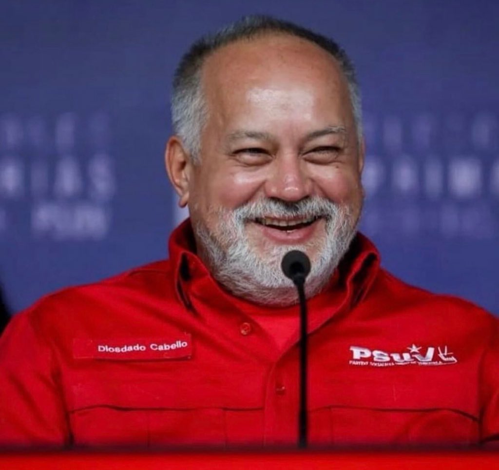 JRodriguezPSUV_'s tweet photo. Cuando Diosdado se ríe en un proceso electoral, es por que vencimos 😃 https://t.co/s012wfnwbW