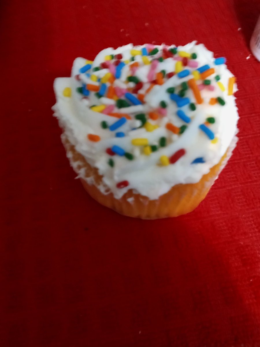 Freshly iced cupcakes from.Titi at Walmart Farmingdale