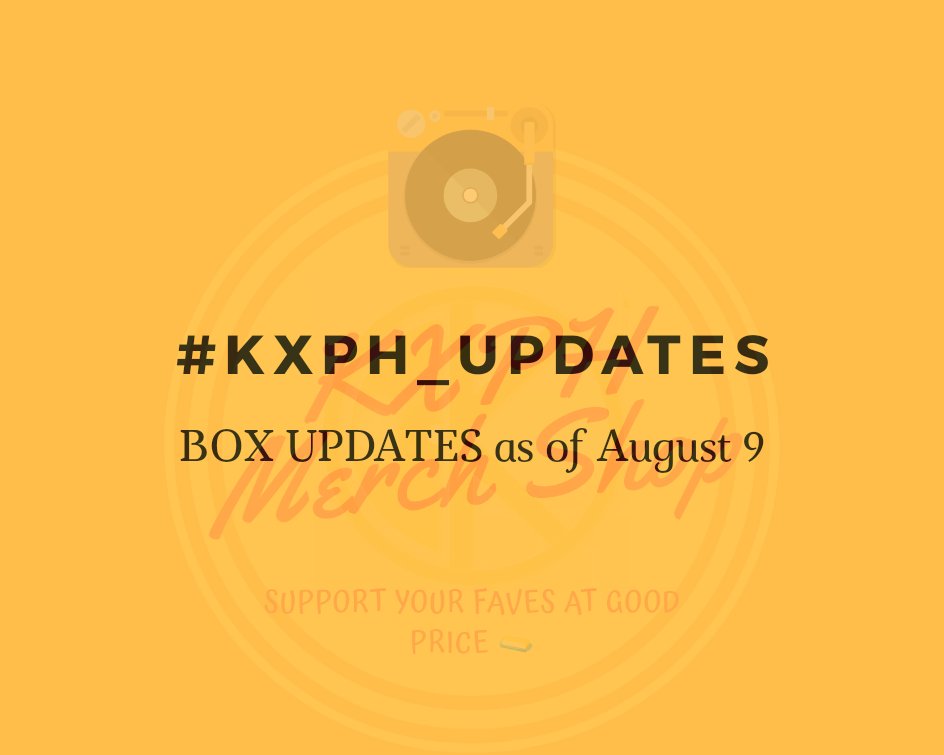 kxphxx's tweet photo. #KXPH_Updates

✓ Butter Box - estimated arrival at manila port tomorrow
✓ BOX 1 - At PH address; Start of shipping Aug 20 
✓ BOX 2 -  will arrive to ph address tomorrow
✓ BOX 3 - in transit to ph 
✓ BOX 4 - already in Manila port. Process in customs. https://t.co/yg9Ad7Ps6z