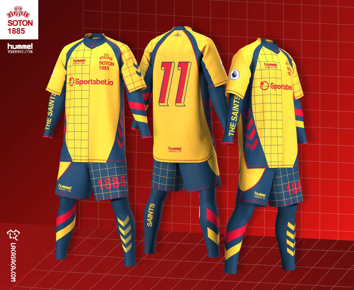 LaCasacaBlog's tweet photo. -Instant disqualified entry- 
#Fecha6 #JUEVESF4NTASY 
Everton+Coventry+Southampton
Away kits x Hummel Willy Chavarria.

@marcadegol
@EleteTSC
@nicsaa23
@matupeco20 
@IL_Graphic https://t.co/GLNrznde9r