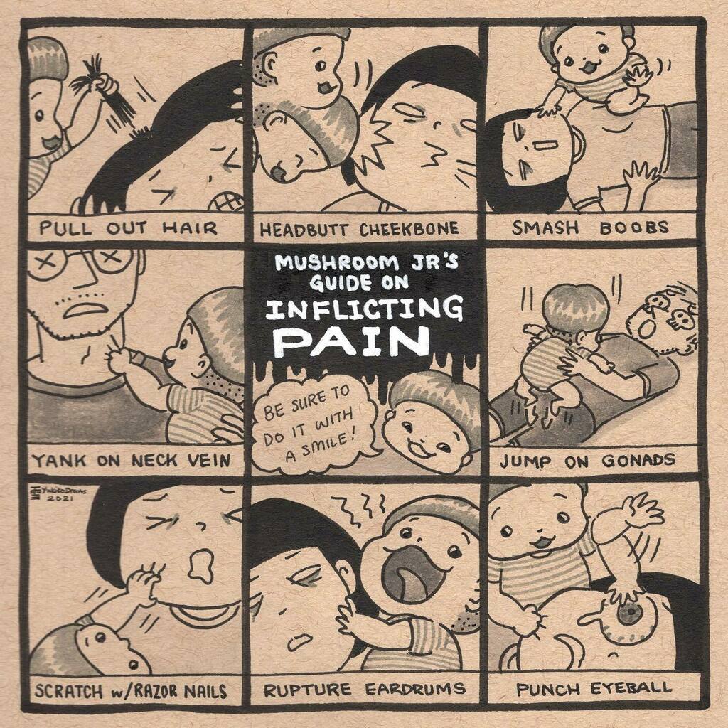 yukikodraws's tweet photo. 🤔 How can someone so small cause so much damage? Google says real empathy is not developed until around 2 years old ha hahaha hahhahahhgdhha 😱
#parenthoodreality #lifewithababy #cuteforareason https://t.co/Qi7fsoXAMA