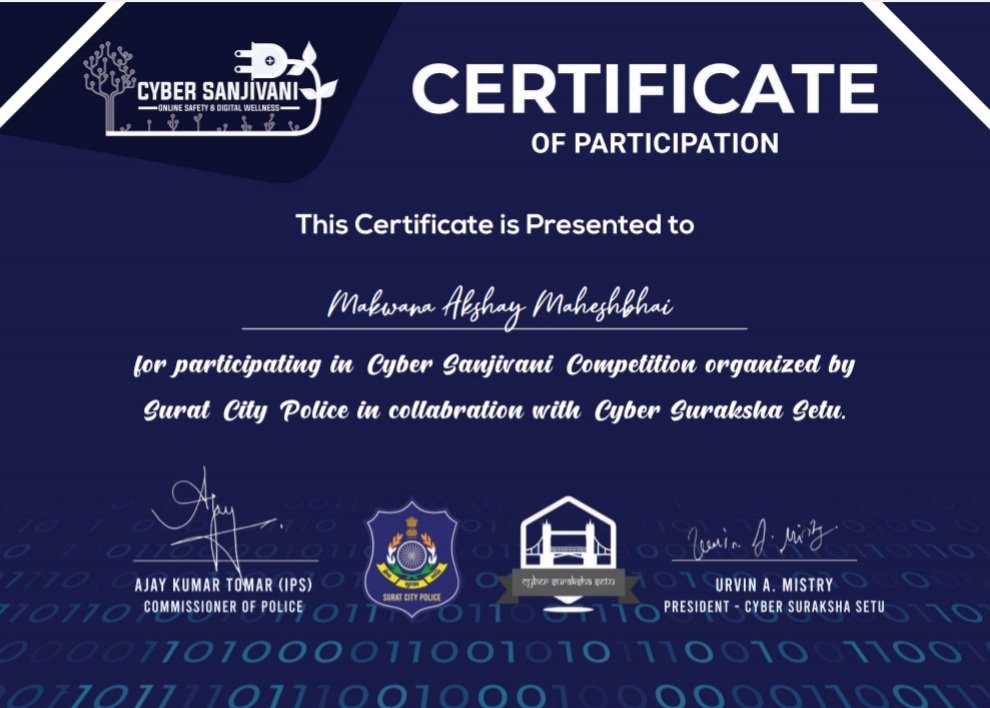 Participate #cybersanjivani