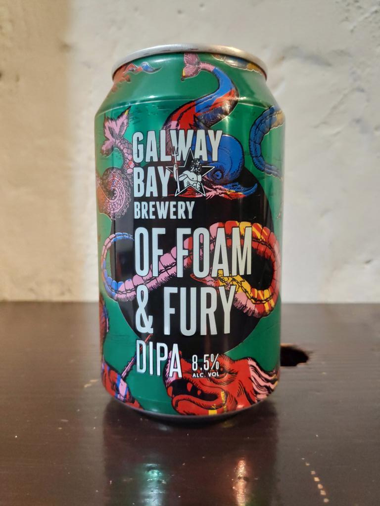 Of Foam & Fury DIPA
Brewery:Galway Bay Brewery (@galwaybeer)
ABV: 8,5%
Style:IIPA - Imperial / Double IPA
instagram.com/p/CSVx9IzKQKf/…

#offoamandfurydipa #galwaybaybrewery #iipa #bier #beer #biera #bière #bira #cerveja #øl #ől #alepiwnica