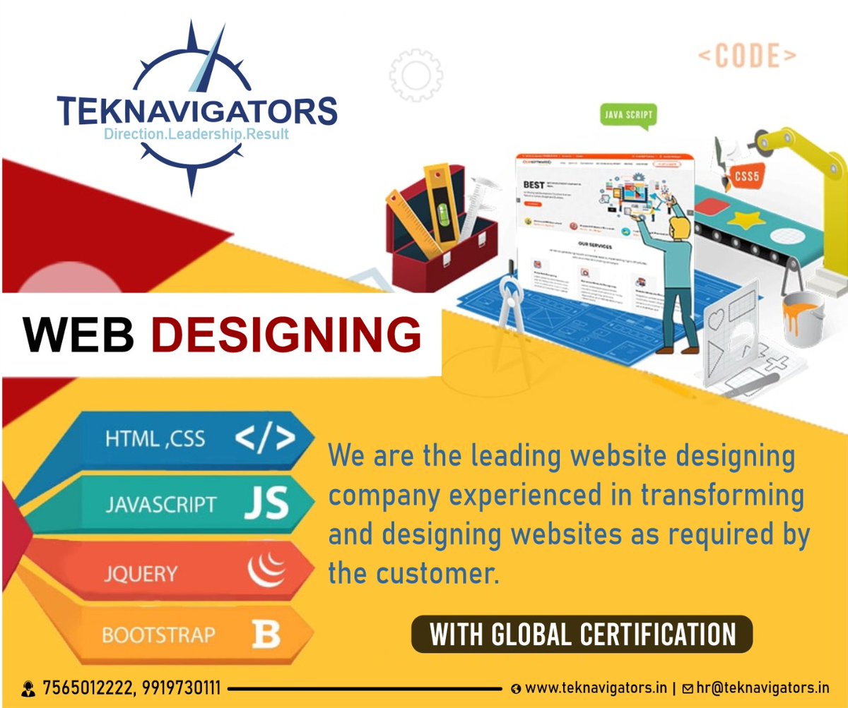 TeknavigatorsL's tweet image. #TekNavigatorsTraininglucknow
#JAVA_Programming #JAVA_Development
#WebDevelopment #HTML #CSS
#JS #JQuery
#TechnicalTrainingPrograms
#Internship_Programs