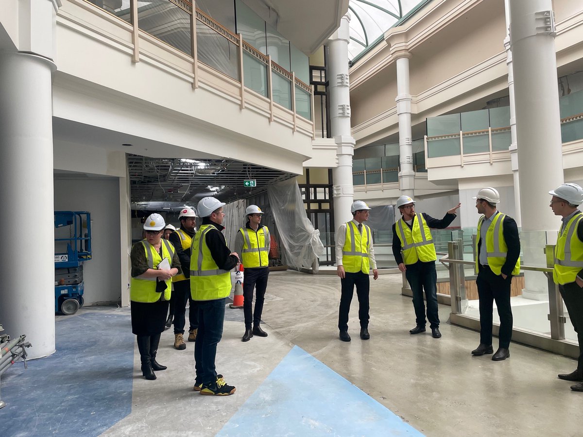 SHAPE_Australia's tweet photo. Our SA Team are currently working on the expansion of @CDWStudios space in the Myer Centre in Rundle Mall, including a void infill on the top floor to allow more space for their new high-tech integrated fitout.
#SHAPEAustralia #CDWAnimation #ConstructionAdelaide #ConstructionSA https://t.co/NkAuOtE9xA