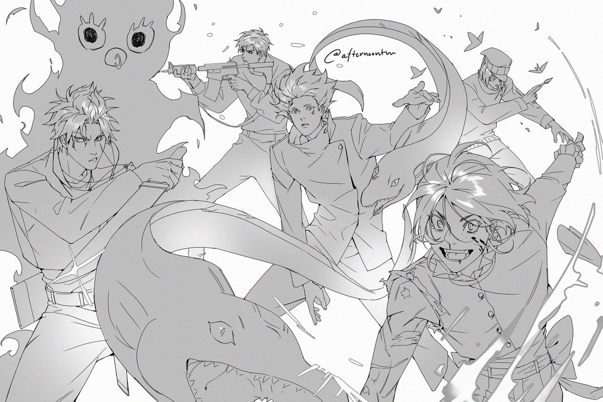 A WIP of my oc art I did over the weekend, I'll continue working on it after I finish all of the comms.