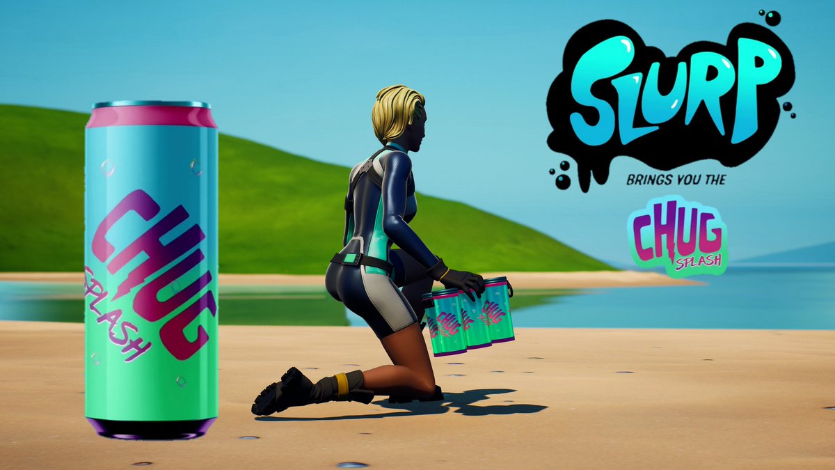 Det_Wyvern's tweet photo. Did the #beerpostertrend but with a Fortnite twist.
#Fortnite #chugsplash #Fortography https://t.co/QbHPnMLGQ1