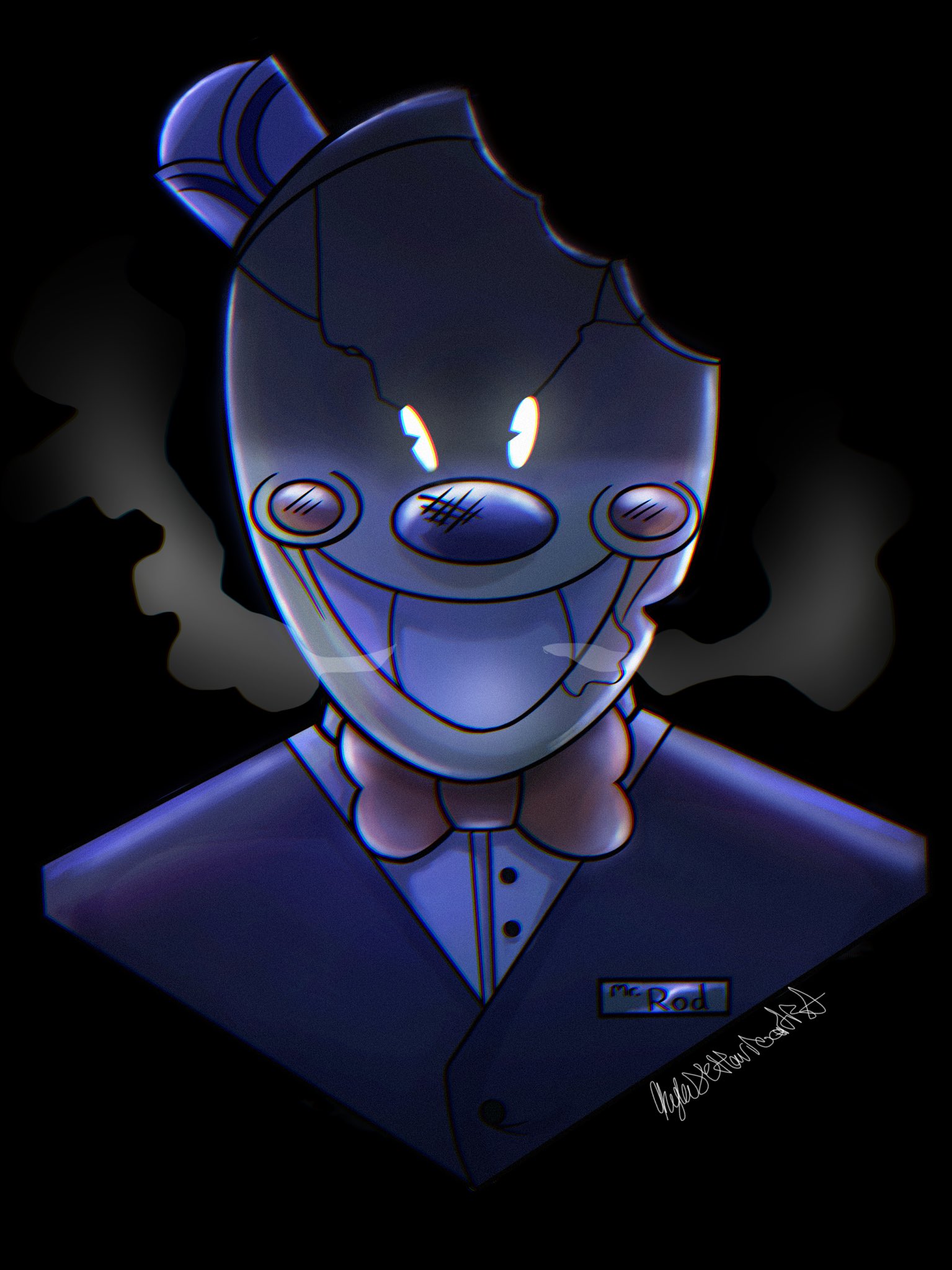 kylee_dottavioartist on X: I haven't had much motivation due to the  current fires nearby, But I thought it would be fun to draw Boss Rod since  you guys love him so much!