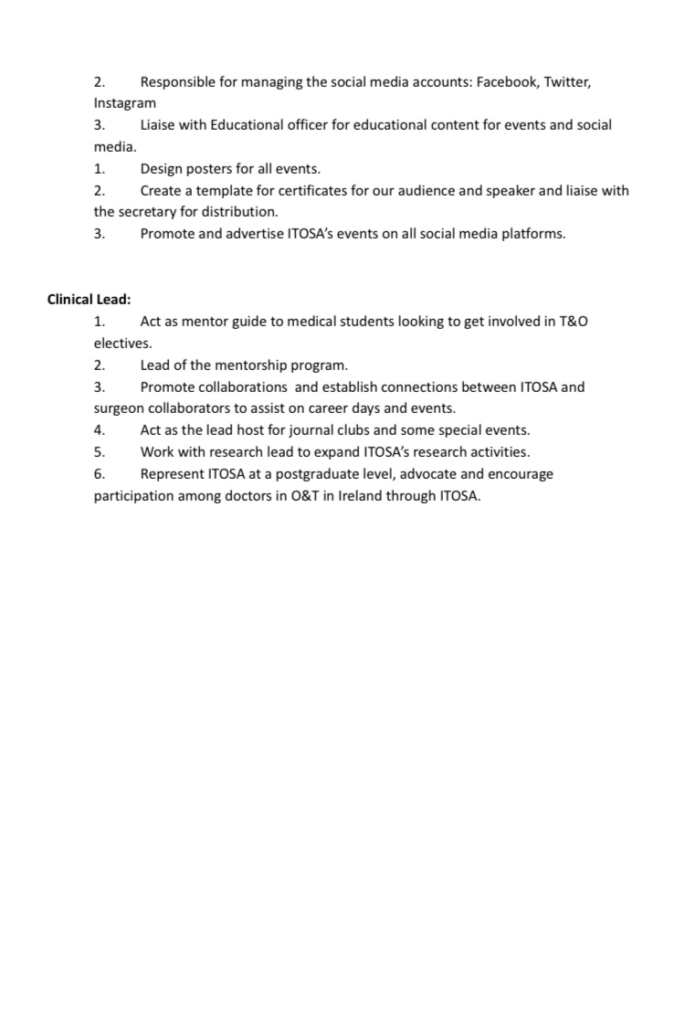 Irish Trauma & Orthopaedic Student Association (@_itosa) on Twitter photo 🚨Deadline Extension🚨
Are you a #medstudent interested in #trauma & #orthopaedics? Do you want to represent your university on a national committee?
➡️Join <a href="/_ITOSA/">Irish Trauma & Orthopaedic Student Association</a>! We're looking for passionate + enthusiastic students to join our team for 2021/22 🤩
📧 ITOSA@rcsi.com
📆 Aug 15 🚨Deadline Extension🚨
Are you a #medstudent interested in #trauma & #orthopaedics? Do you want to represent your university on a national committee?
➡️Join <a href="/_ITOSA/">Irish Trauma & Orthopaedic Student Association</a>! We're looking for passionate + enthusiastic students to join our team for 2021/22 🤩
📧 ITOSA@rcsi.com
📆 Aug 15