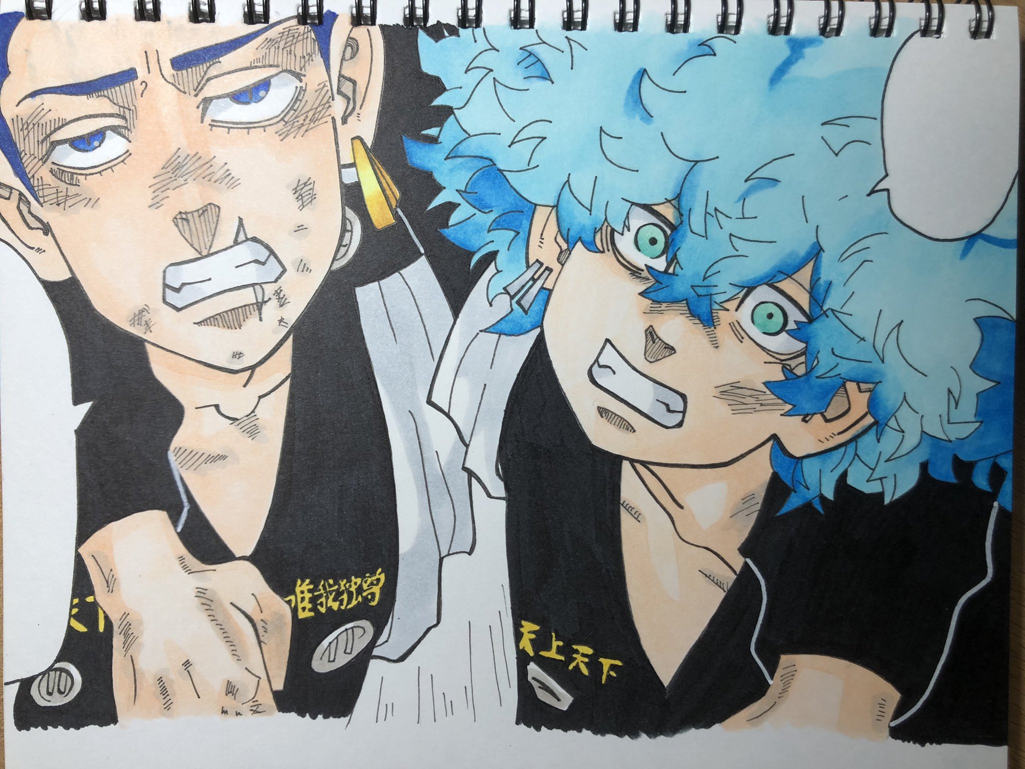 もも 末っ子同盟 柴八戒 河田ソウヤ オレら末っ子同盟じゃい 東京卍リベンジャーズ 東京卍リベンジャーズイラスト 東京卍リベンジャーズ好きな人と繋がりたい 末っ子同盟 柴八戒 河田ソウヤ アングリー イラスト好きな人と繋がりたい