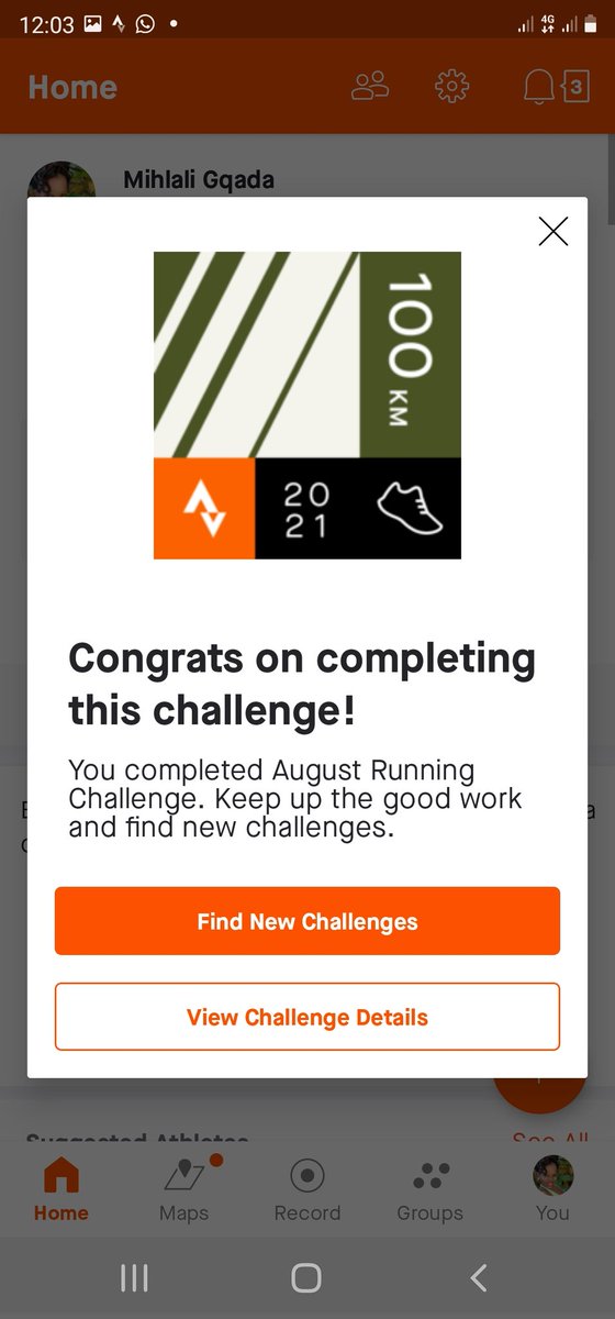 Mihlali_Gqada's tweet photo. 100km #DONE&DUSTED #AugustRunningLog #FetchYourBody2021 #RunningWithTumiSole #ASlowChubbyRunner #MorningGlory #WomansDay running log #ChuuuMaRadebe #AChubbySlowRunner #IRun #IAmARunner qha qwaba 👏🏿👏🏿👏🏿 #WellDoneMaRadebe #wellness keeping it moving against all odds #HealthIsWealth https://t.co/99WDsMzDAI