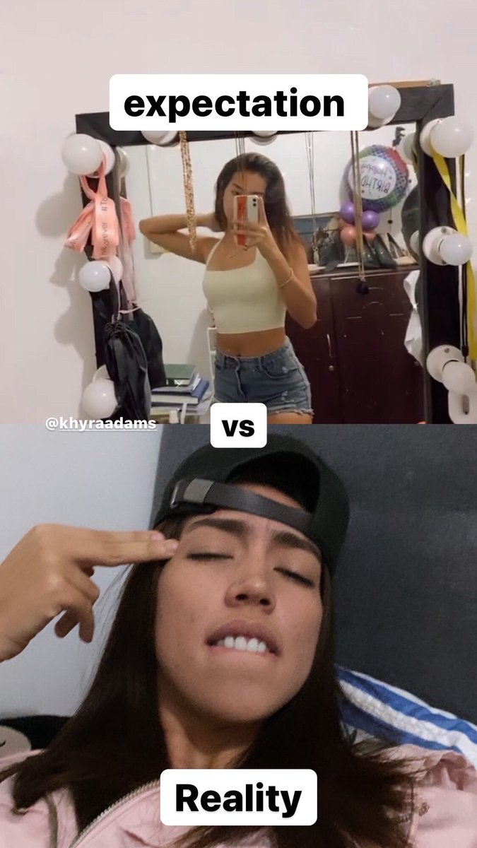Januariussss's tweet photo. you are a scam bruv @khyraadams . never have i gotten a thirst trap picture from you -.- 
What she posts on IG, compared to what she DM’s me. https://t.co/VCIMmaAUvh
