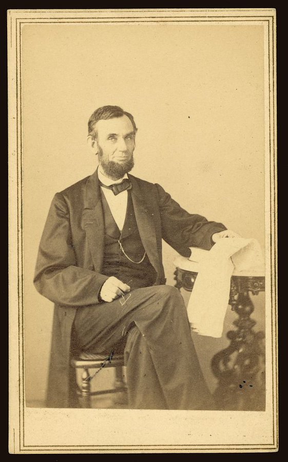 Abraham Lincoln in Washington, DC on August 9 in 1863. Photo by Alexander Gardner. #OTD