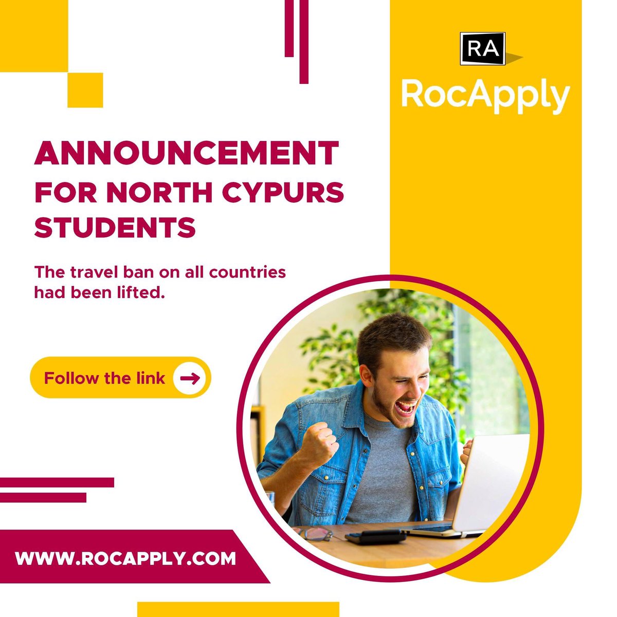 RocApply's tweet image. ANNOUNCEMENT: ⚠️⚠️

Students will have entry according to the color code which you can find on the following RocApply link: rocapply.com/study-in-north…

Apply Now for North Cyprus: rocapply.com/study-in-north…

#RocApply any university you want.✅✅