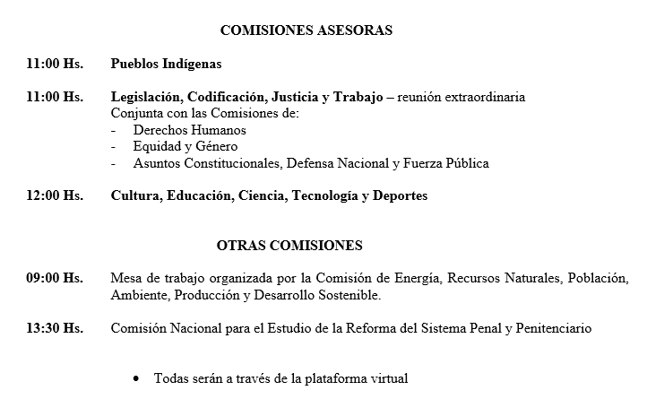 SenadoresPy's tweet photo. 📌Agenda 9 de agosto 

✔️10:00 Hs. Reunión de la mesa directiva con los líderes y vicelíderes de Bancadas, preside el senador Oscar Salomón, titular del #SenadoPy https://t.co/fXs8Tpl3Ds