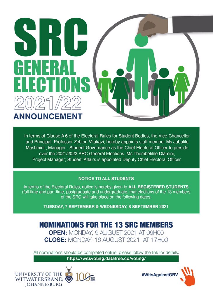 Extra Extra! Read all about it🚨

It’s that time of the year again!
Hey you! Do you want to be SRC? Check this out😉
Nominations are officially open!