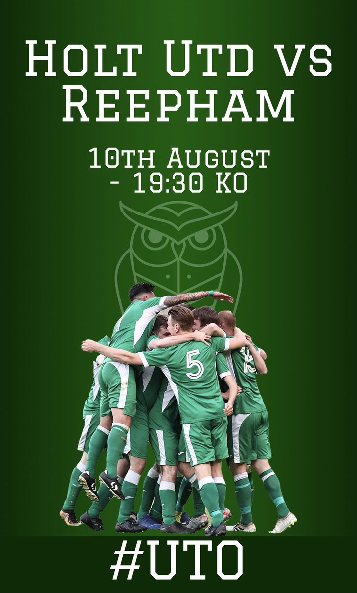 HoltUnitedFC's tweet photo. TWITTWOO 💚🦉

The new season kicks off tomorrow night at home to @Reepham_Town_FC 

#UpTheOwls https://t.co/CuXPPddEyQ