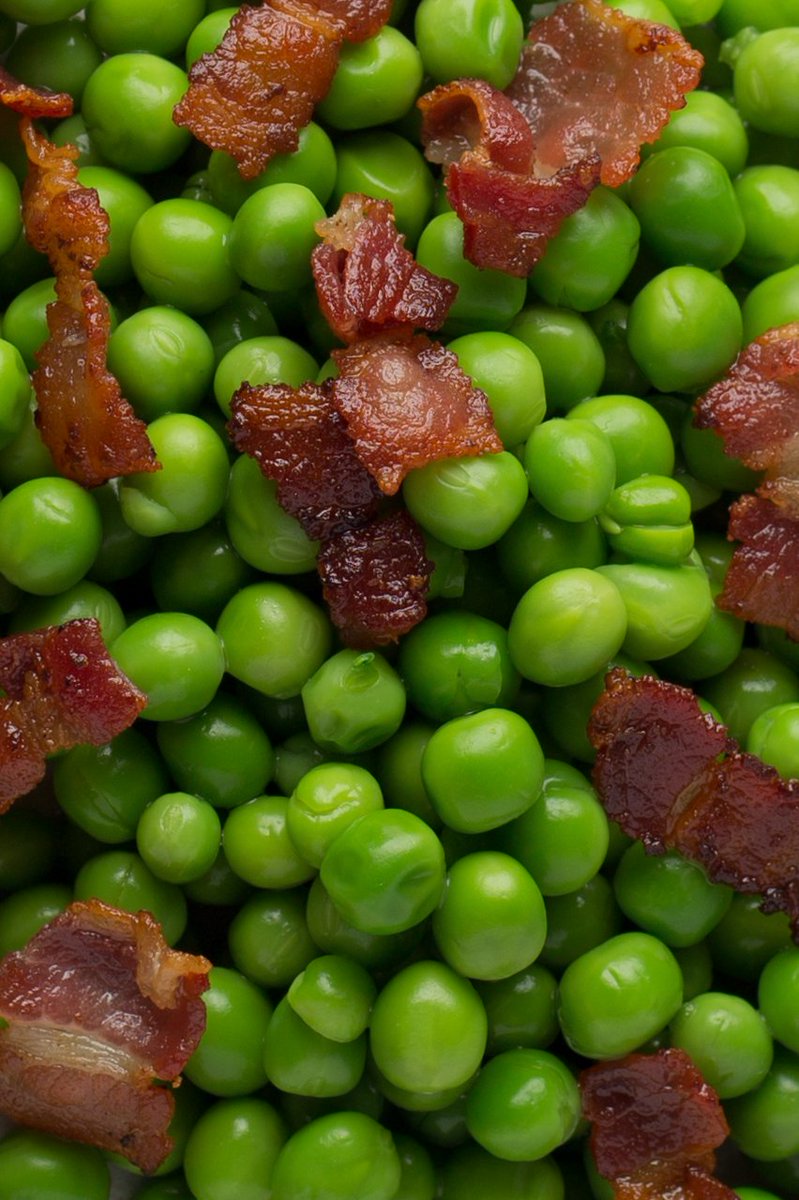 Todo al verde. Guisantes salteados.