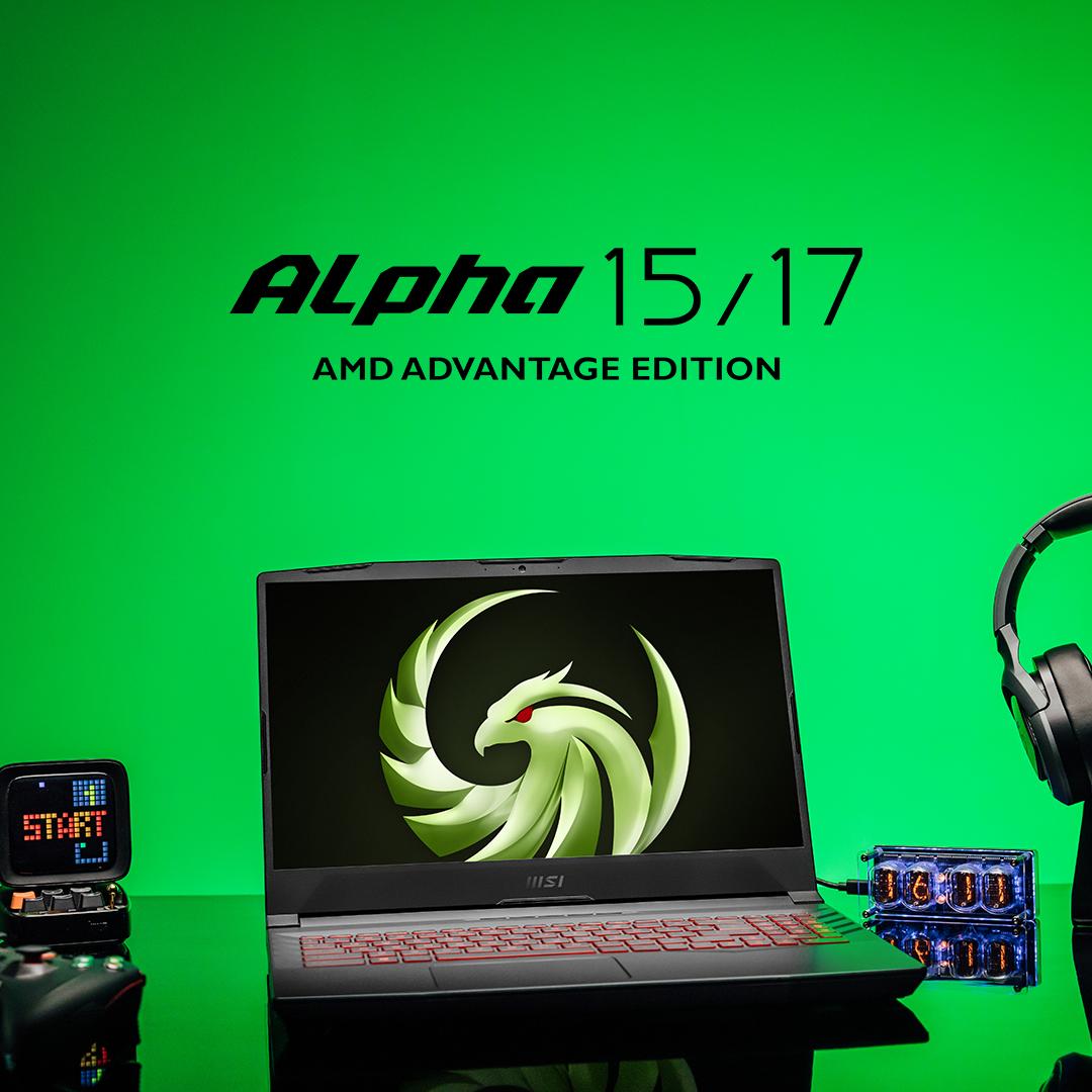 AustraliaMSI's tweet photo. The sheer power of AMD; Alpha 15/17, AMD Advantage Edition.
✅Up to AMD Ryzen™ 7 5800H Mobile Processor
✅Powered by AMD Radeon™ RX 6600M Graphics
✅AMD SmartShift & Smart Access Memory technology
https://t.co/SpGeUD93XI
#MSI #AMD #Alpha15 #Alpha17 #Laptop https://t.co/fEphSnJABv