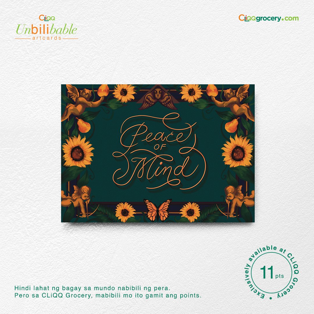 cliqq_ph's tweet photo. @sherwinpsm Barya lang yan, kayang kaya mo na bumili ng Peace of Mind sa CLiQQ Grocery #Cliqqartcards
https://t.co/7T9ukf0sJP https://t.co/WHOKqE9PuJ