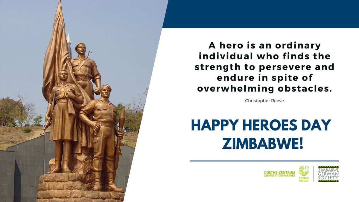 zgsgoetheharare's tweet image. Happy Heroes Day Zimbabwe! Stay safe and enjoy the rest!

#languagelovers #cultureenthusiats #interculturalexchange