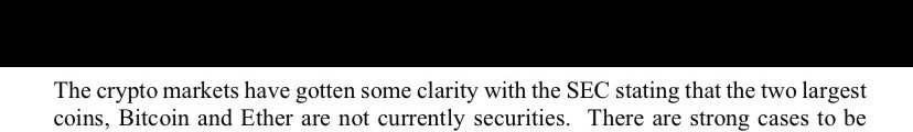 NerdNationUnbox's tweet photo. That time when even the United States congress thought the @SECGov made clear that #ETH and #BTC were in the clear. Things that now @SECGov says was never their position. Straight from US Congress website
@MoonLamboio @xrpchiz @thebearablebull #allashow
https://t.co/o5vTPvPt4r https://t.co/rENcdpGh9Q