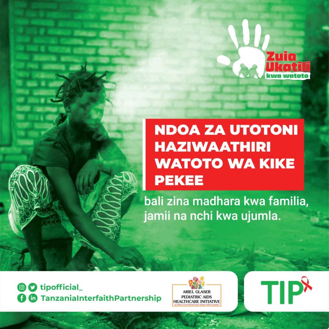 TIPOfficial__'s tweet photo. Ukweli mtupu...
Ukatili wa kijinsia huithari jamii nzima

#ZuiaUkatiliKwaWototo

@agpahi 
@AmrefTanzania 
@wizara_afyatz 
@UNICEFTanzania https://t.co/rwiDDLopgI