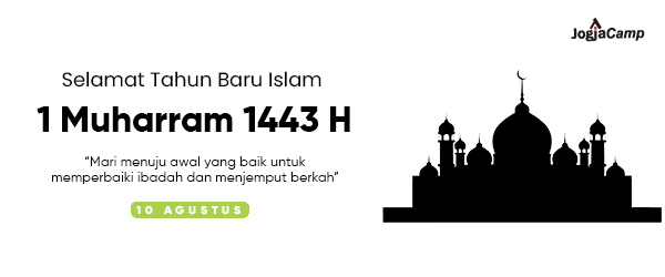 jogjacamp's tweet photo. Selamat tahun baru Islam 1 Muharram 1443 H

Semoga tahun ini kita sekeluarga dapat mengamalkan ibadah dan berbuat baik kepada lingkungan dengan lebih baik daripada tahun lalu

#TahunBaruIslam #TahunBaruIslam1443H #1Muharram https://t.co/oMOL6P9ABS