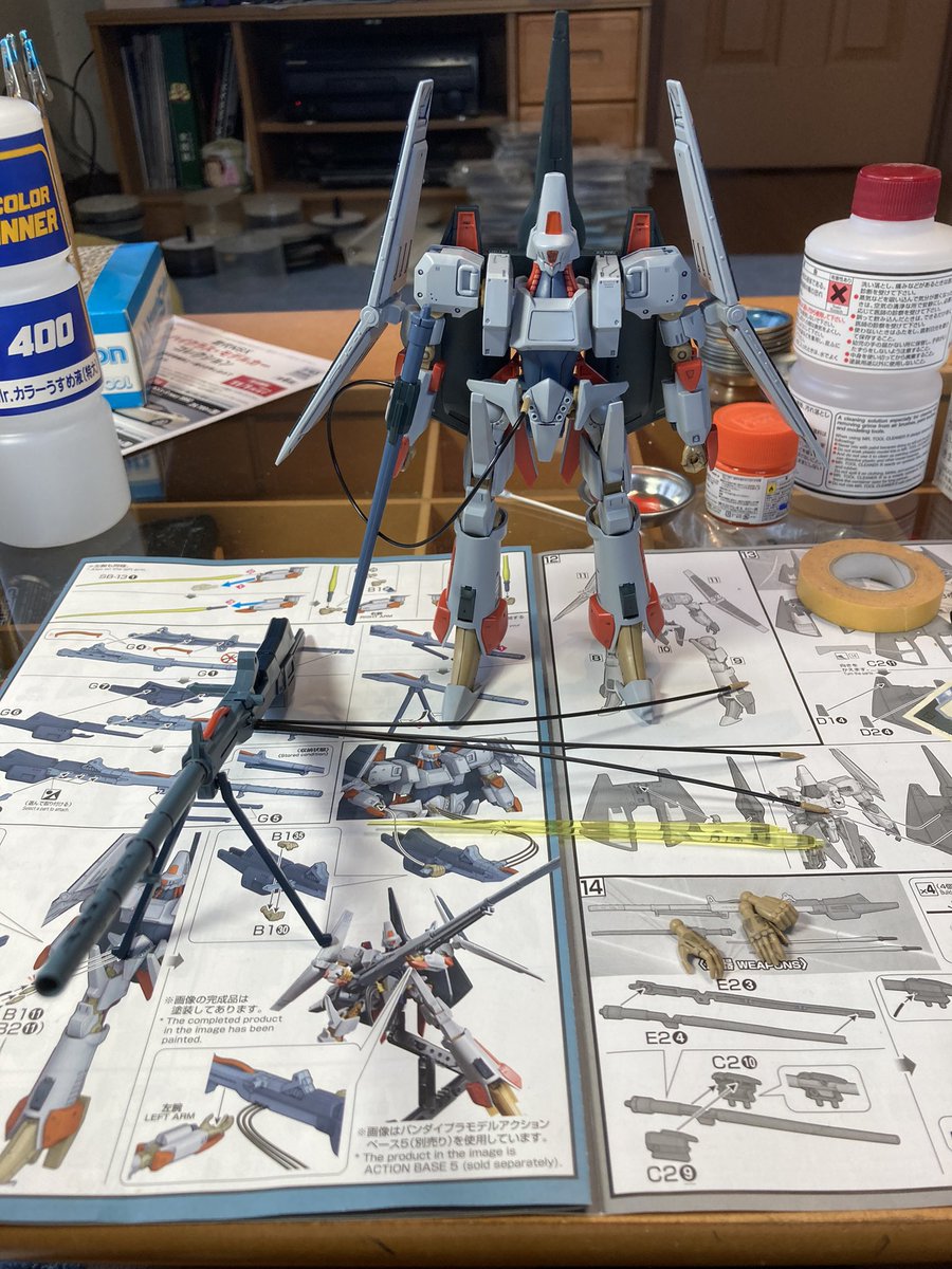 LaPlusMk2's tweet image. 完成❗️
あとはレビューだけ。（笑）

#エルガイム
#Markll