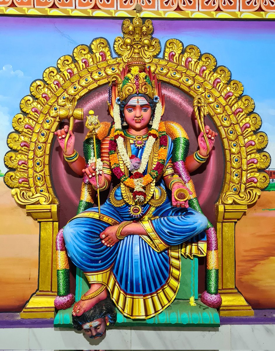 ShanbhagVnayak's tweet photo. This is not a painting..
It is a Sculpture of Goddess on the outer walls of Arulmigu Muppathamman Aalayam, T.Nagar, Chennai
@kishanreddybjp @ShefVaidya @LostTemple7 @hjsdrpingale @UdayMahurkar https://t.co/zfTBBIVeum