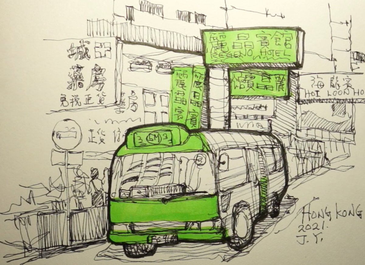 JYDrawing1's tweet photo. My Quick Urban Sketching of Street in Hong Kong✍️✍️✍️✍️✍️
#sketch #sketching #drawing #ArtistOnTwitter #artwork #sketchbook https://t.co/mui5Cyokpt