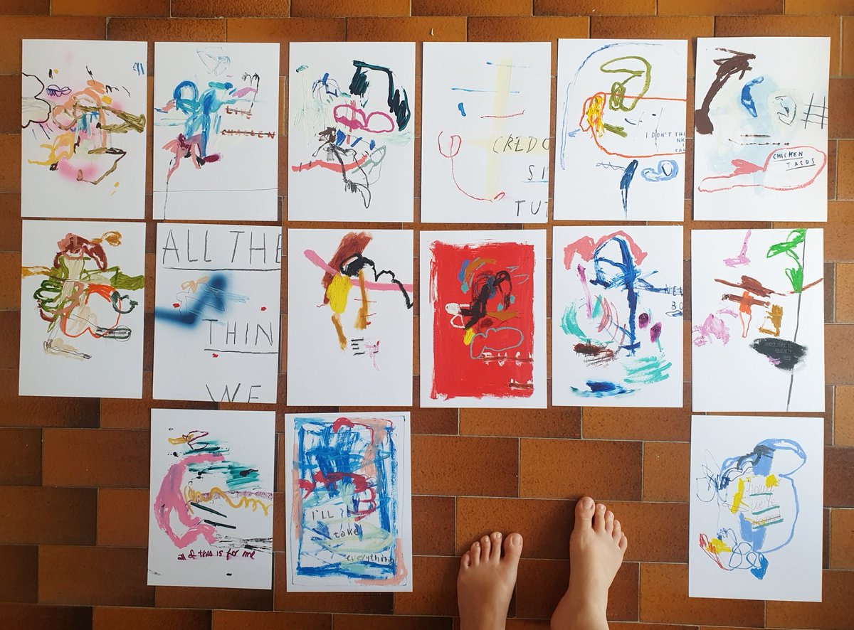 CHICKEN TACOS series on paper 

#art #italianartist #interiordesign #artforsale #ArtCurator #artistontwittter #painting #abstract #laramessina #ArtLovers