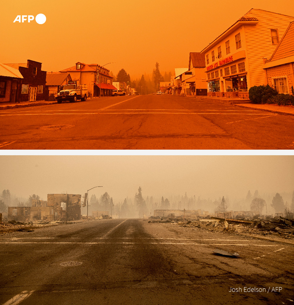 Agence France Presse on Twitter Le gigantesque Dixie Fire devenu dimanche le deuxième plus