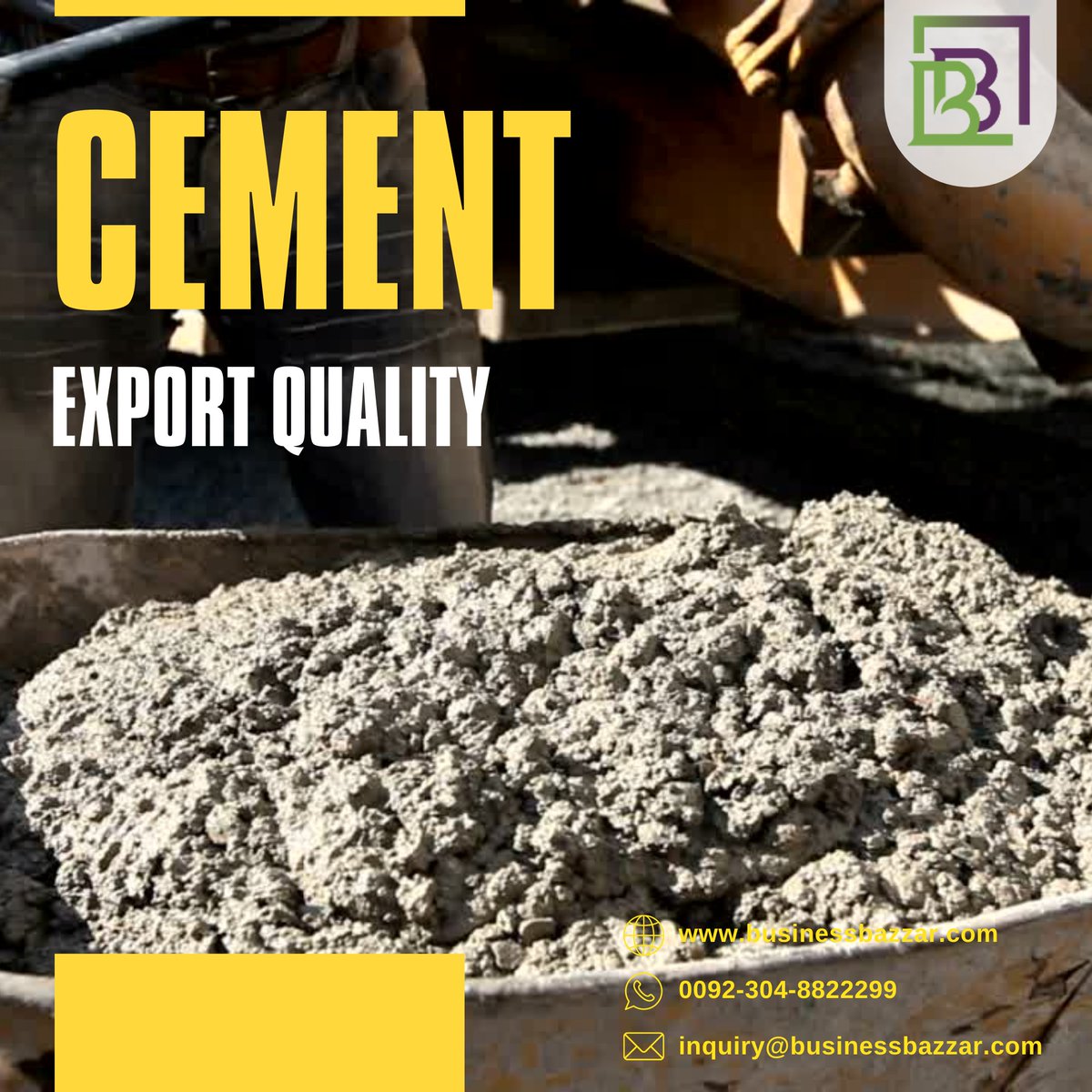 BazzarBusiness's tweet photo. @BazzarBusiness is offering Export Quality of #Cement

Place your order today on a minimum rate 

Sign Up: https://t.co/BND1TqtTan

#Cementexporter #CementImporter #Cementsupplier #Cementbuyer #Cementdistributor #Vietnam #Indonesia #Malaysia #philippines #Dubai #Saudiaarabia #KSA https://t.co/KaO43H2R1J