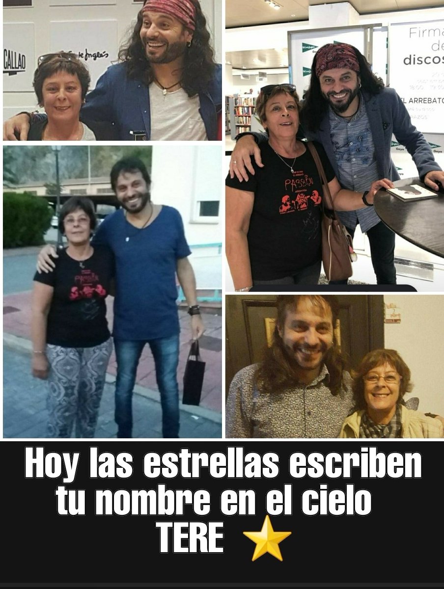 ArrebatoCFansPA's tweet photo. Hoy es un día triste para tod@s una gran compañera y amiga nos dejaba ayer 
Tu club no te dejará 
Estarás con nosotr@s en cada concierto de nuestro @arrebatoficial que tanto y tanto te hacia disfrutar 
Amiga este club , tu club 
Te desea un feliz viaje 
DEP TERE🌟 
Te queremos https://t.co/VsSjLXSYFT