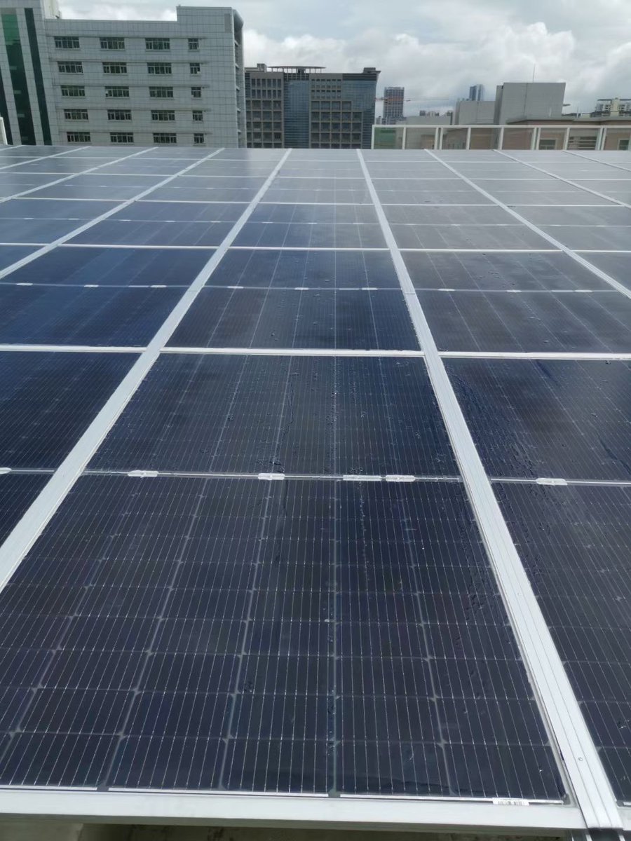 “It's All About Long-Term.”

2MW solar on grid project finished in Shenzhen city. Solar module use our MBB Bifacial double glass with Half cell technology mono 365w. 

More projects are coming soon. 

#solarmanufacturer #solarenergy #bifacialsolar #halfcellsolar #Jinyuansolar
