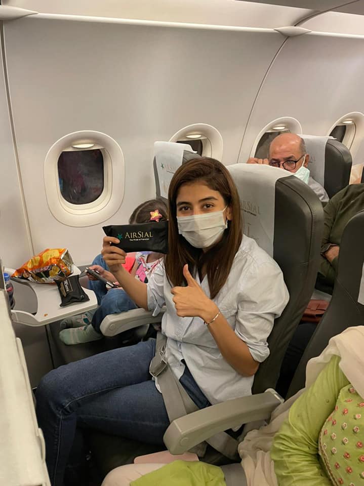 airsial's tweet photo. #Airsial X #Unilever 
Setting new standards and raising the bar of inflight services in Pakistan!#PersonalCarePouch distribution on PF145/146 (KHI-LHE-KHI) 7th August. Proud Partners-TRESemmé Pakistan POND'S Pakistan Bonanza Satrangi Beauty.*Distributed on selected flights daily* https://t.co/fvFqYRM2PQ