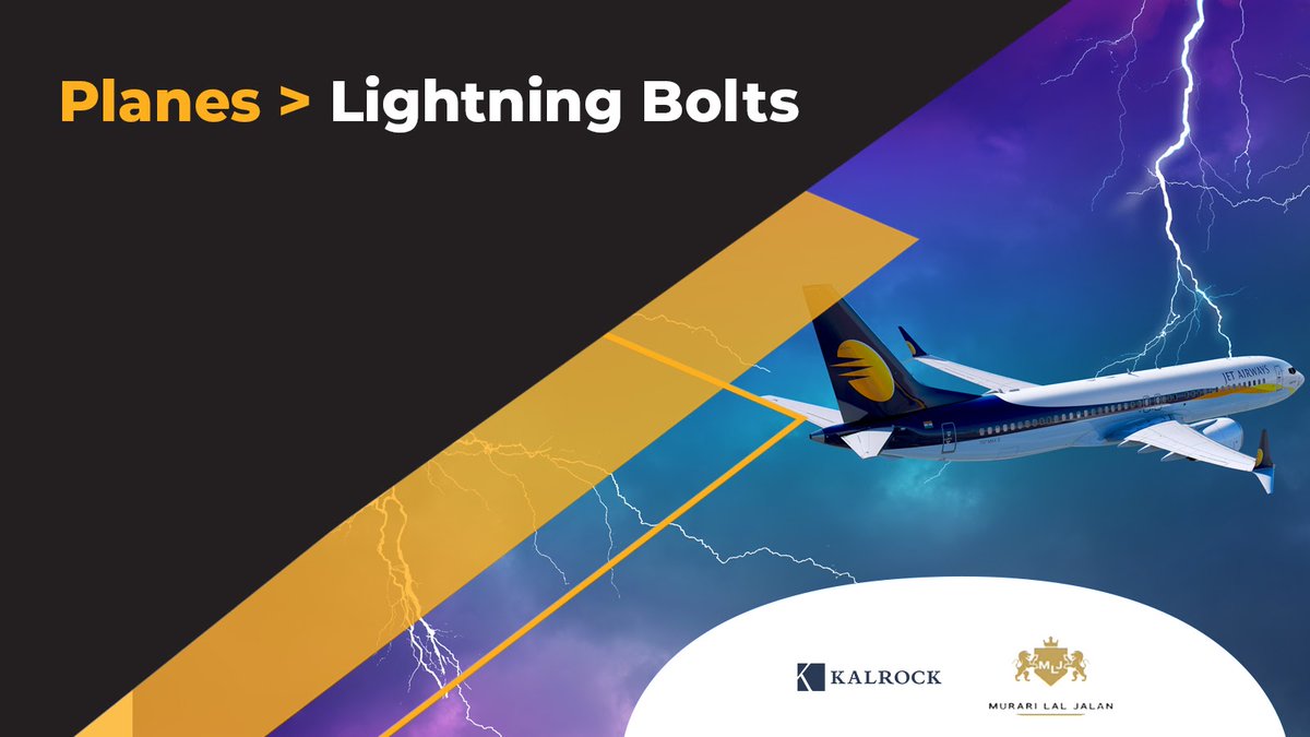 jetairways's tweet image. Airplanes are intricately designed to take lightning bolts, with external parts made from metal that is strong and sufficient to be resistant to a lightning strike. 
 #AviationFacts #JalanKalrock #JetAirways #Yours9W #9Wupdate #JoyOfFlying