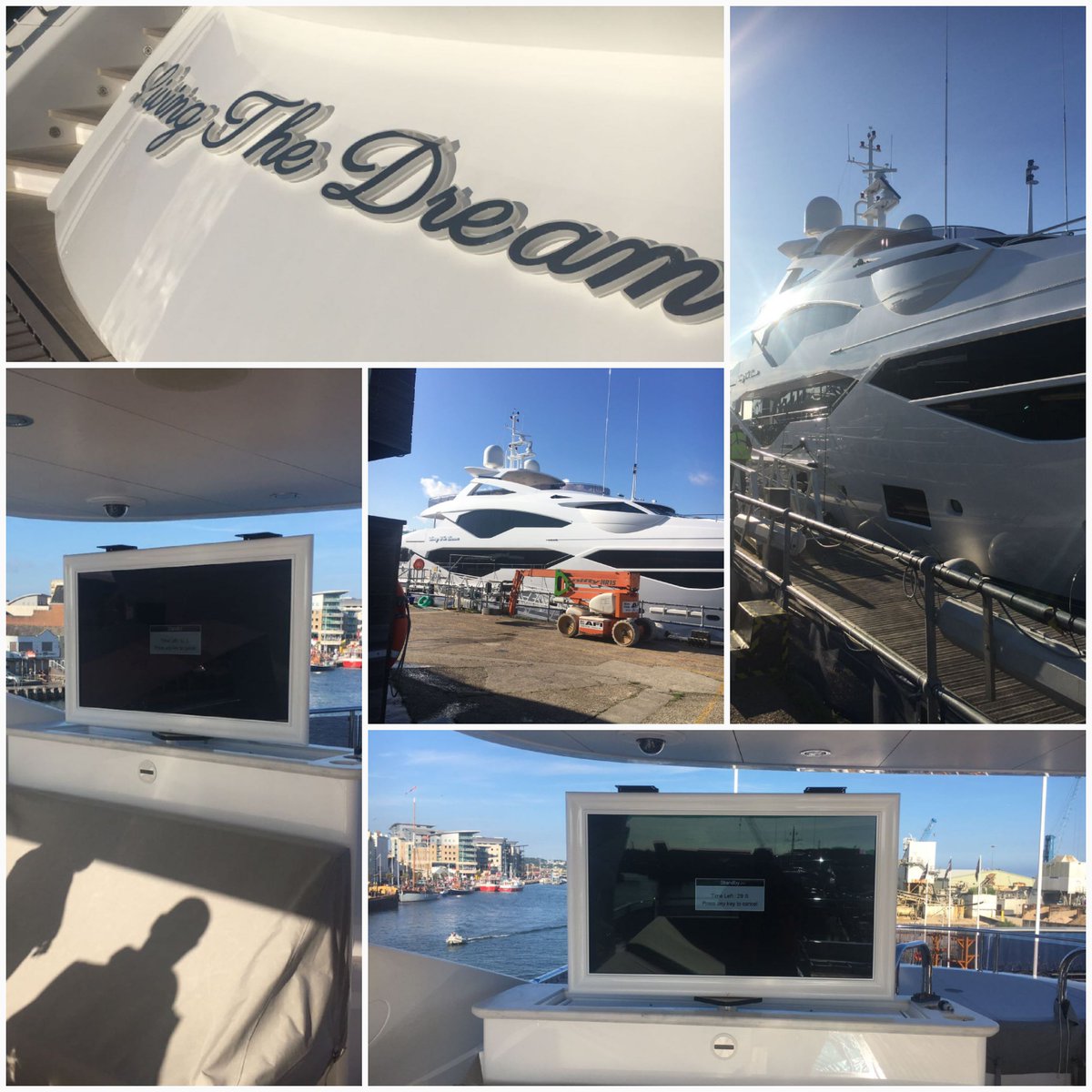 Videotree's tweet photo. WATERPROOF TV’s FOR THE LUXURY YACHT

Many Luxury yacht lines choose Videotree waterproof TV’s as the final finish. Our anti-glare waterproof outdoor range allows perfect viewing whilst at sea. 

#yachtinterior #yachtdesign #yachts #videotree #waterprooftv #outdoors #ocean https://t.co/g5l87uLPI3