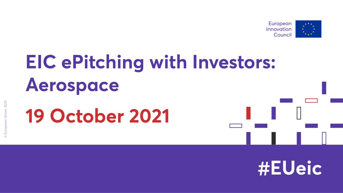 European Innovation Council (@eueic) on Twitter photo Shoot for the stars! 🚀💫
#EUeic funded #SMEs will have the chance to present their aerospace #innovations during the EIC Investor Day with top investors including <a href="/esa/">European Space Agency</a>! 🛰️
Apply by 3 September 👉 bit.ly/3s5wdsw Shoot for the stars! 🚀💫
#EUeic funded #SMEs will have the chance to present their aerospace #innovations during the EIC Investor Day with top investors including <a href="/esa/">European Space Agency</a>! 🛰️
Apply by 3 September 👉 bit.ly/3s5wdsw