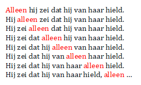 Een klassieker: