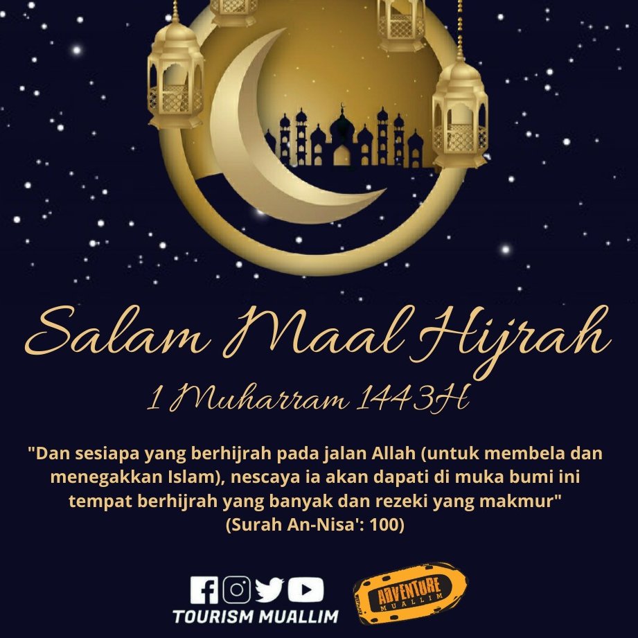 MuallimTourism's tweet photo. Salam Maal Hijrah 1443h gais!
#muallimpermataperak
#adventuremuallim https://t.co/8ieZF6QDkd