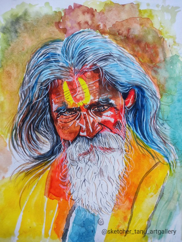 SketcherTanu's tweet photo. I'm not everything I want to be, but I'm more than I was, and I'm still learning.✌
(Watercolour portrait) 😍
#watercolorpainting #watercolorart #watercolorportrait #sketchertanu https://t.co/5oJyO5nMLU