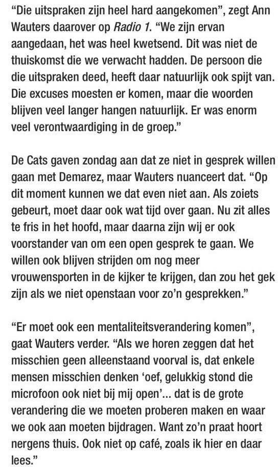 Zo verander je dingen ten gronde. Vind ik. 🔥 🔥🔥<a href="/AnnWauters12/">Ann Wauters</a> <a href="/TheBelgianCats/">Belgian Cats</a> <a href="/radio1be/">Radio 1</a>