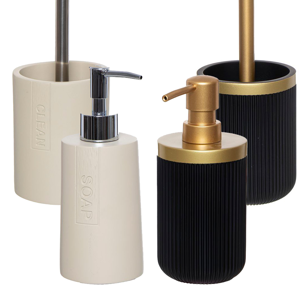 dcasainfo's tweet photo. Los baños de estética zen son tendencia. Avánzate a esta nueva corriente escogiendo juegos de baño en colores neutros y contrástalos con piezas rotundas como el cemento, el cristal o la resina en tonalidades doradas. 

¡Descubre nuestras 1.200 novedades! 

#novedades #baño https://t.co/IsHMOqRoAK