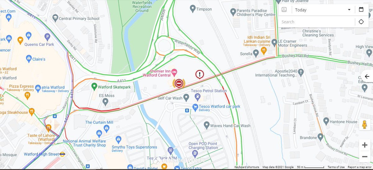 Herts_Highways's tweet image. INCIDENT CLEARED: #Watford, Water Ln, Road closure has been lifted, after an earlier RTC. #RoadOpen #IncidentCleared