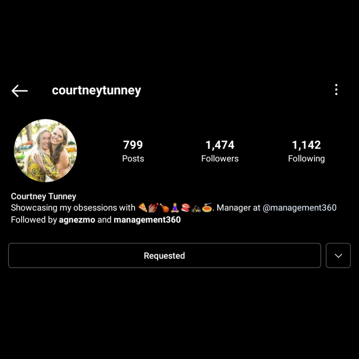 lathofy's tweet photo. She also followed #Management360's Talent Manager, Courtney Tunney🧐👀 @agnezmo #AGNEZMO https://t.co/YQGppriSFC